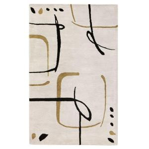 Home Decorators Collection Fragment Snow 5 ft. 3 in. x 8 ft. Area Rug
