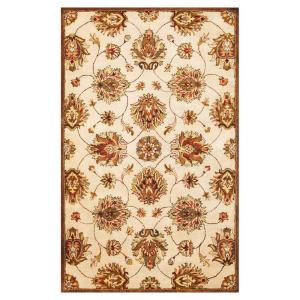 Kas Rugs In Style Kashan Ivory 8 ft. x 10 ft. 6 in. Area Rug