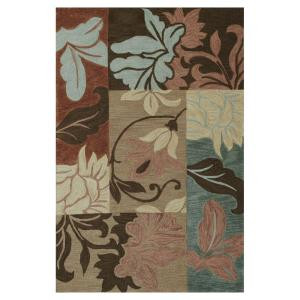Kas Rugs Autumn Patch Taupe 7 ft. 9 in. x 9 ft. 9 in. Area Rug