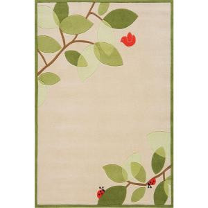 Momeni Caprice Collection Ivory 4 ft. x 6 ft. Area Rug