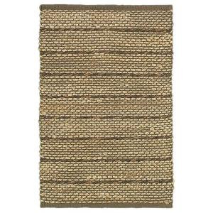 LR Resources Natural Fiber Brown 5 ft. x 7 ft. 9 in. Braided Indoor Area Rug