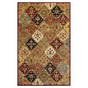Kas Rugs Royal Panel Jeweltone 2 ft. 6 in. x 4 ft. 2 in. Area Rug