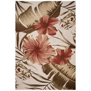 Kas Rugs Hibiscus Ivory 8 ft. 1 in. x 11 ft. 2 in. Area Rug