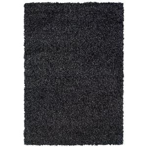 LR Resources OMG Kiss Smoke 5 ft. 3 in. x 7 ft. 6 in. Plush Indoor Area Rug