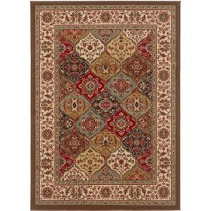 Tayse Rugs Laguna Multi 7 ft. 6 in. x 9 ft. 10 in. Transitional Area Rug