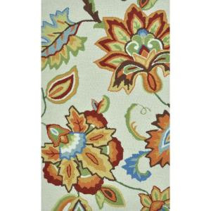 Loloi Rugs Summerton Life Style Collection Ivory Bright 2 ft. 3 in. x 3 ft. 9 in. Accent Rug