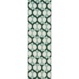 Loloi Rugs Weston Lifestyle Collection Blue Green 2 ft. 3 in. x 7 ft. 6 in. Runner