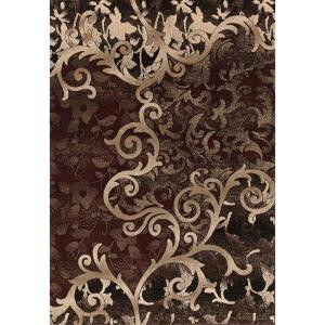 United Weavers Lima Red 5 ft. 3 in. x 7 ft. 6 in. Area Rug