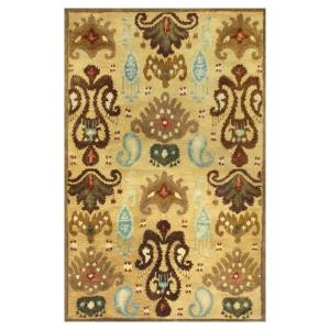 Kas Rugs Modern Tribal Yellow/Brown 8 ft. x 10 ft. 6 in. Area Rug