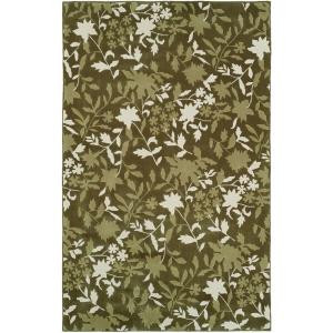 HRI Camelot II Green 8 ft. x 11 ft. Area Rug
