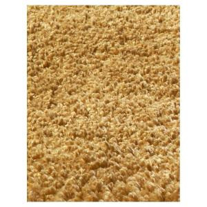 Kas Rugs Cushy Shag Gold 7 ft. 6 in. x 9 ft. 6 in. Area Rug