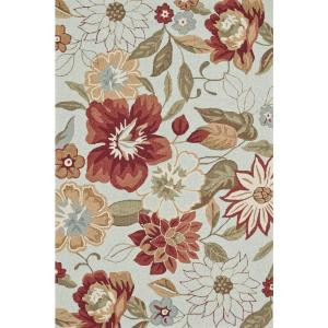 Loloi Rugs Summerton Life Style Collection Mist Red 5 ft. x 7 ft. 6 in. Area Rug