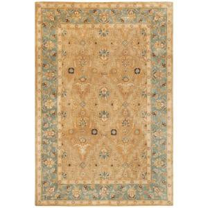 Menton Gold/Blue 9 ft. 9 in. x 13 ft. 9 in. Area Rug