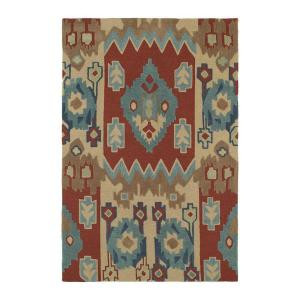 Kaleen Crowne Chamberlin Red 7 ft. 6 in. x 9 ft. Area Rug