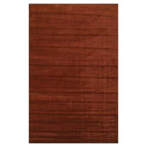 Kas Rugs Solid Texture Brick 5 ft. x 8 ft. Area Rug