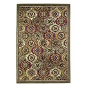Kas Rugs Classic Tile Works Multi 5 ft. 3 in. x 7 ft. 7 in. Area Rug