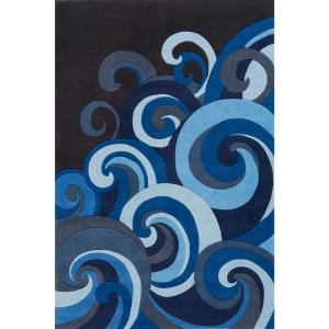 Momeni Young Buck Collection Surf 3 ft. x 5 ft. Area Rug