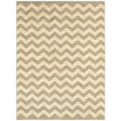 Shaw Living Breaking Waves Grey 5 ft. x 7 ft. 9 in. Area Rug