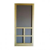 Screen Tight Summit 32 in. Wood Unfinished Reversible Hinged Screen Door