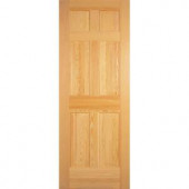 Masonite Smooth 6-Panel Solid Core Unfinished Pine Prehung Interior Door