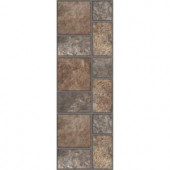 TrafficMASTER Allure 12 in. x 36 in. Yukon Brown Resilient Vinyl Tile Flooring (8-Case)
