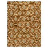 Kas Rugs Palace Row Rust/Beige 6 ft. 6 in. x 9 ft. 6 in. Area Rug