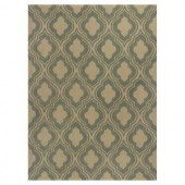 Kas Rugs Palace Row Sage/Beige 2 ft. 3 in. x 3 ft. 9 in. Area Rug