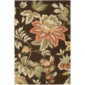 Nourison French Country Chocolate 5 ft. x 7 ft. 6in. Area Rug