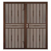 Unique Home Designs Cottage Rose 72 in. x 80 in. Copper Outswing Double Security Door