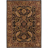 Artistic Weavers Ainsworth Black 8 ft. x 11 ft. Semi-Worsted New Zealand Wool Area Rug