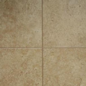 Innovations Tumbled Travertine 8 mm Thick x 11-3/5 in. Wide x 46-3/10 in. Length Click Lock Laminate Flooring (18.56 sq. ft. / case)