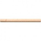 MS International Ivory 3/4 in. x 12 in. Travertine Pencil Molding Wall Tile (1 Ln. Ft. per piece)