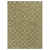 Kas Rugs Chateau Green/Beige 5 ft. x 7 ft. Area Rug