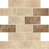 Daltile Santa Barbara Pacific Sand 12 in. x 12 in. x 6 mm Universal Mosaic Floor and Wall Tile