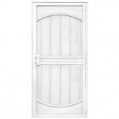 Unique Home Designs Arcada 36 in. x 80 in. White Steel Security Door