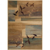 Rizzy Home Bellevue Collection Beige 1 ft. 8 in. x 2 ft. 6 in. Area Rug