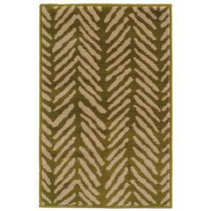 Oriental Weavers Camille Sable Green 1 ft. 10 in. x 2 ft. 10 in. Scatter Area Rug