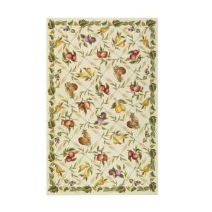 Home Decorators Collection Fruit Garden Ivory 2 ft. 9 in. x 4 ft. 9 in. Area Rug