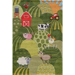 Momeni Caprice Collection Grass 2 ft. x 3 ft. Area Rug