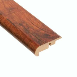 Hampton Bay High Gloss Perry Hickory 11.13 mm Thick x 2-1/4 in. Wide x 94 in. Length Laminate Stair Nose Molding