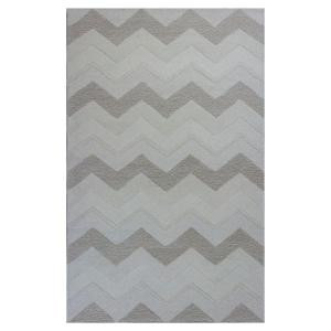 Kas Rugs Chevron Style Ivory 2 ft. 3 in. x 3 ft. 9 in. Area Rug