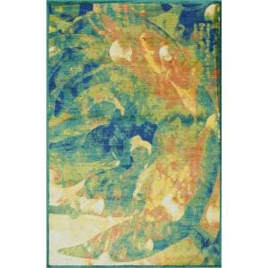 Loloi Rugs Lyon Lifestyle Collection Tropical Island 5 ft. 2 in. x 7 ft. 7 in. Area Rug