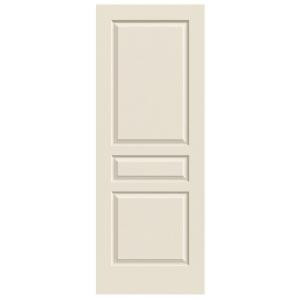 JELD-WEN Woodgrain 3-Panel Primed Molded Interior Door Slab