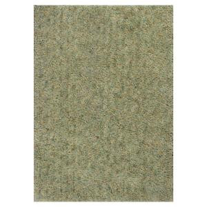 Kas Rugs Stocky Shag Green/Blue 7 ft. 6 in. x 9 ft. 6 in. Area Rug
