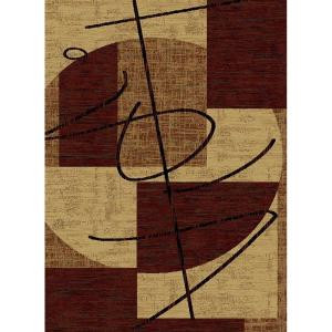 United Weavers Intrigue Cream 7 ft. 10 in. x 10 ft. 6 in. Area Rug