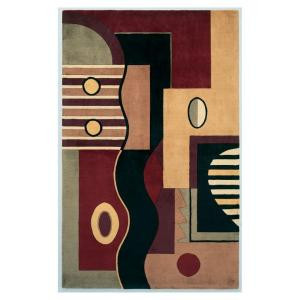 Kas Rugs Touch of Art Jeweltone 2 ft. 6 in. x 4 ft. 6 in. Area Rug