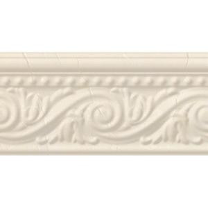 PORCELANOSA Listel Pisa 4 in. x 8 in. Marfil Ceramic Accent Tile