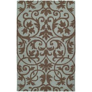 Kaleen Carriage Trellis Spa 5 ft. x 7 ft. 9 in. Area Rug