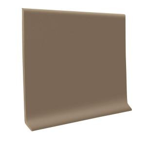 ROPPE Fawn 4 in. x 1/8 in. x 48 in. Vinyl Cove Base (30 Pieces / Carton)