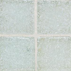 Daltile Sonterra Glass Ice White 12 in. x 12 in. x 6mm Glass Sheet Mounted Mosaic Wall Tile (10 sq. ft. / case)